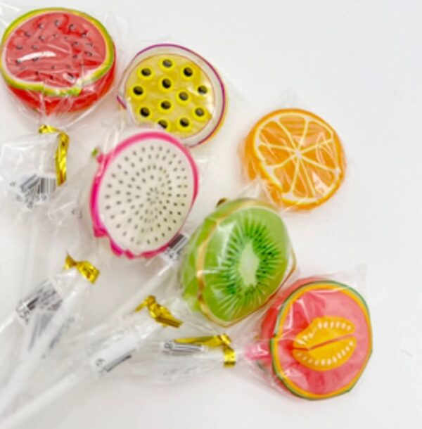 Fruit Shaped Lollipops Candy