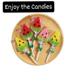 Watermelon 🍉 Shaped Lollipops