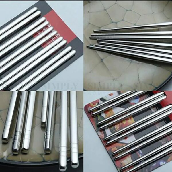 Stainless Steel Chopsticks - Image 4