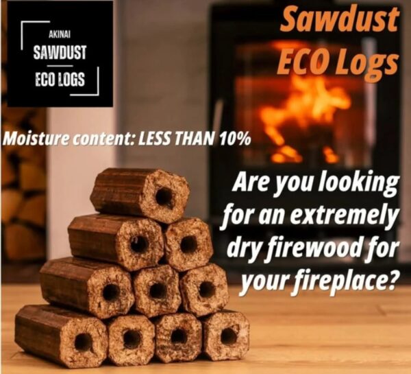 Sawdust Eco Logs
