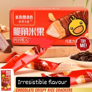 Kaman Cracker,Coated in Chocolate And Contain Peanuts
