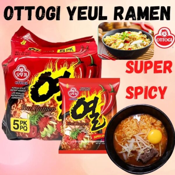 Ottogi Yeul Ramen  Super Spicy Korean Instant Noodles